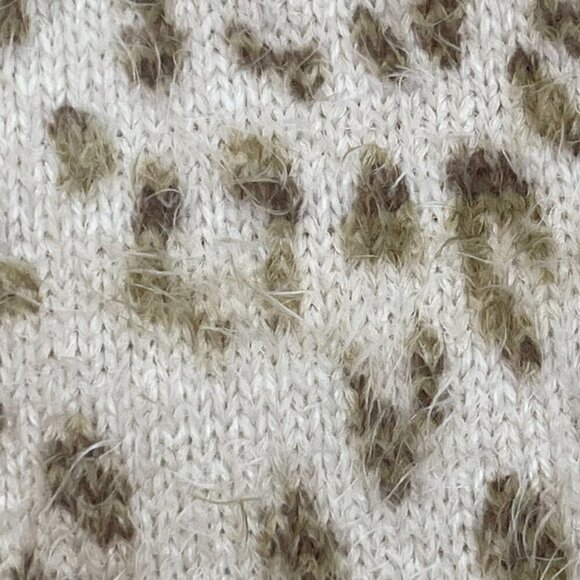 CYNTHIA ROWLEY Women's Animal Print Cardigan/Sweater Size L NWOT - Picture 5 of 7